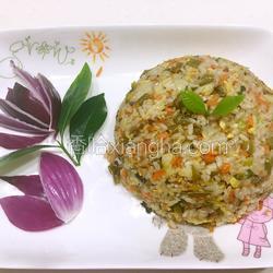 伪菜花炒饭的做法 菜谱 香哈网