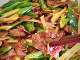 小炒牛肉片