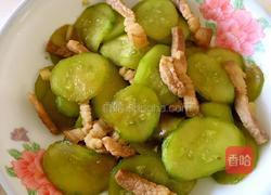 黄瓜炒肉的做法图解5