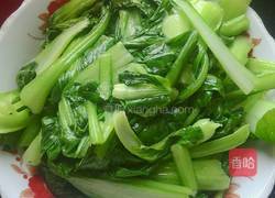 素炒上海青的做法图解5