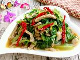 肉炒小白菜