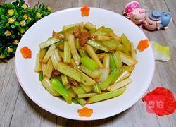 芹菜炒肉的做法图解8