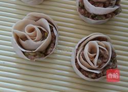 玫瑰花水煎饺的做法图解6
