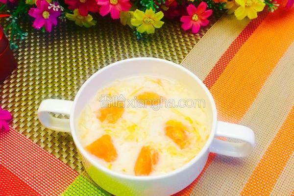 燕窝木瓜炖牛奶