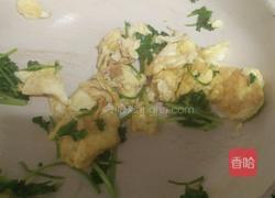香菜炒鸡蛋的做法图解6