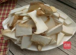 杏鲍菇炒油菜的做法图解2