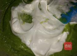 菜汁蛋糕的做法图解8