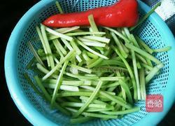 清爆山芋梗的做法图解3