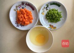 五彩炒饭的做法图解3