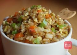 五彩炒饭的做法图解8