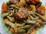 土豆豆角炖南瓜