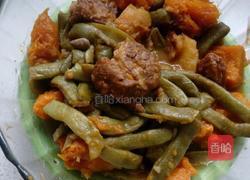 土豆豆角炖南瓜的做法图解6