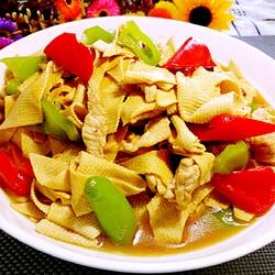 尖椒炒干豆腐的做法[图]