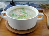鸡肉青菜粥