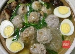 肉丸浸白菜的做法图解4