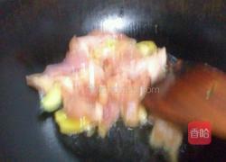 豆角炒鸡肉的做法图解4