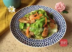 五花肉炒包菜的做法图解10