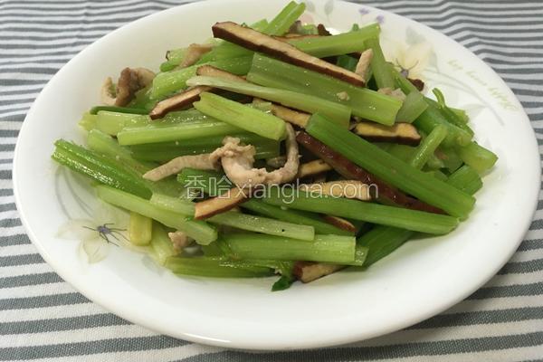如何炒芹菜肉丝豆腐干 NjAwX2MyXzQwMA