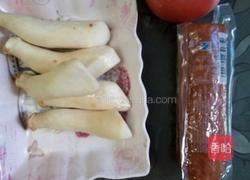 番茄杏鲍菇炒香肠的做法图解1