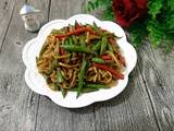 豆角肉丝炒面