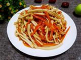 胡萝卜炒豆腐皮