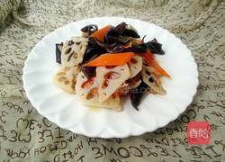 木耳炒藕片的做法图解11