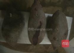 紫薯糯米饼的做法图解1