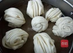 我用高筋面粉做的花卷馒头的做法图解17