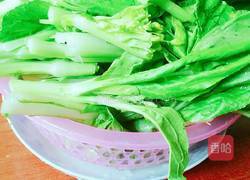 蒜香菜心的做法图解2