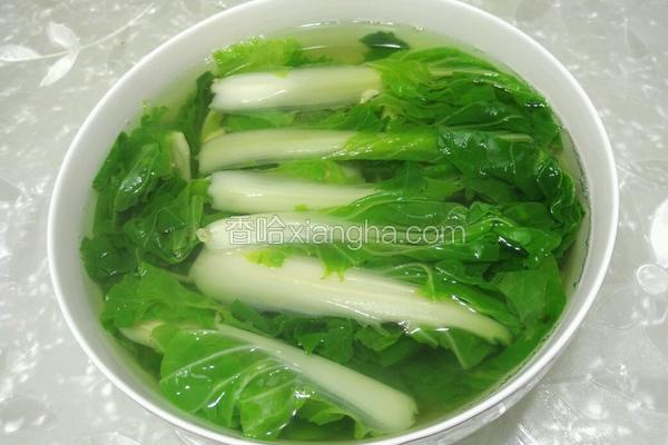 蝦皮青菜湯