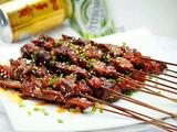 孜然烤兔肉串