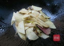 清炒腊肉笋片的做法图解10