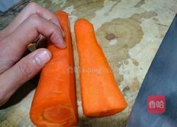 红萝卜最简单的雕花的做法图解2