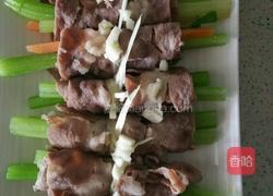 凉拌芹菜牛肉卷的做法图解4