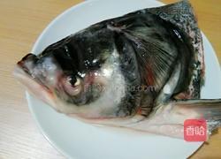野天麻炖鱼头的做法图解3