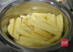 葱烧土豆条的做法图解2