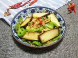 青椒豆腐干炒肉丝
