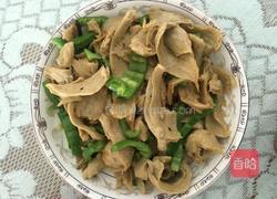 青椒面筋的做法图解3
