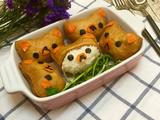 日式豆腐皮手握饭团