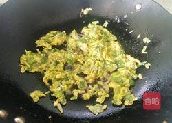 香菜炒鸡蛋的做法图解8