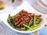 蒜薹炒肉丝