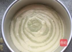 抹茶蔓越梅戚风8寸的做法图解9