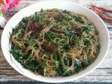 韭菜炒粉条