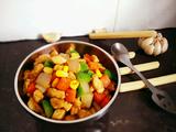 宝宝食谱之 五彩鸡丁