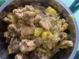 鸡骨架炖土豆