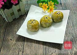 紫薯蛋黄酥的做法图解21