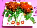 茄汁菊花肉