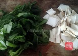 杏鲍菇炒油菜的做法图解1