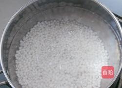 木爪牛奶西米露的做法图解3