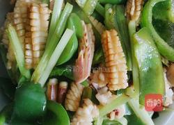 青椒芹菜鱿鱼的做法图解5